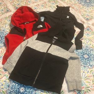 3 unisex jackets size 2T & 3T